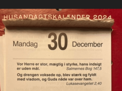 Andagt ved nytårstide